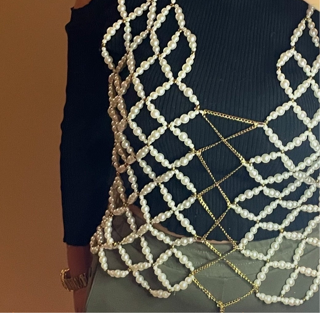 Bustier Pearl Top