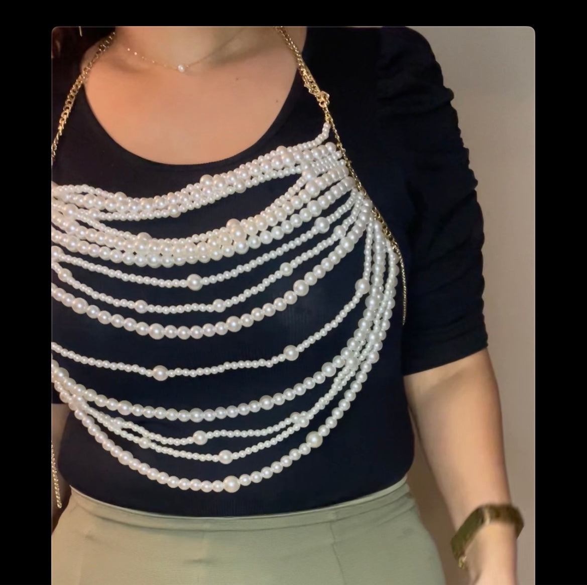 Drape Pearl top