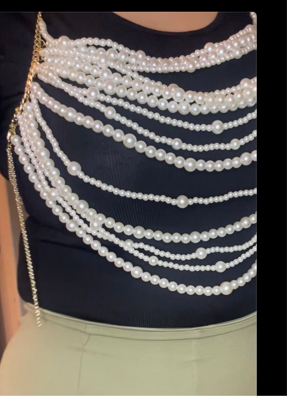 Drape Pearl top