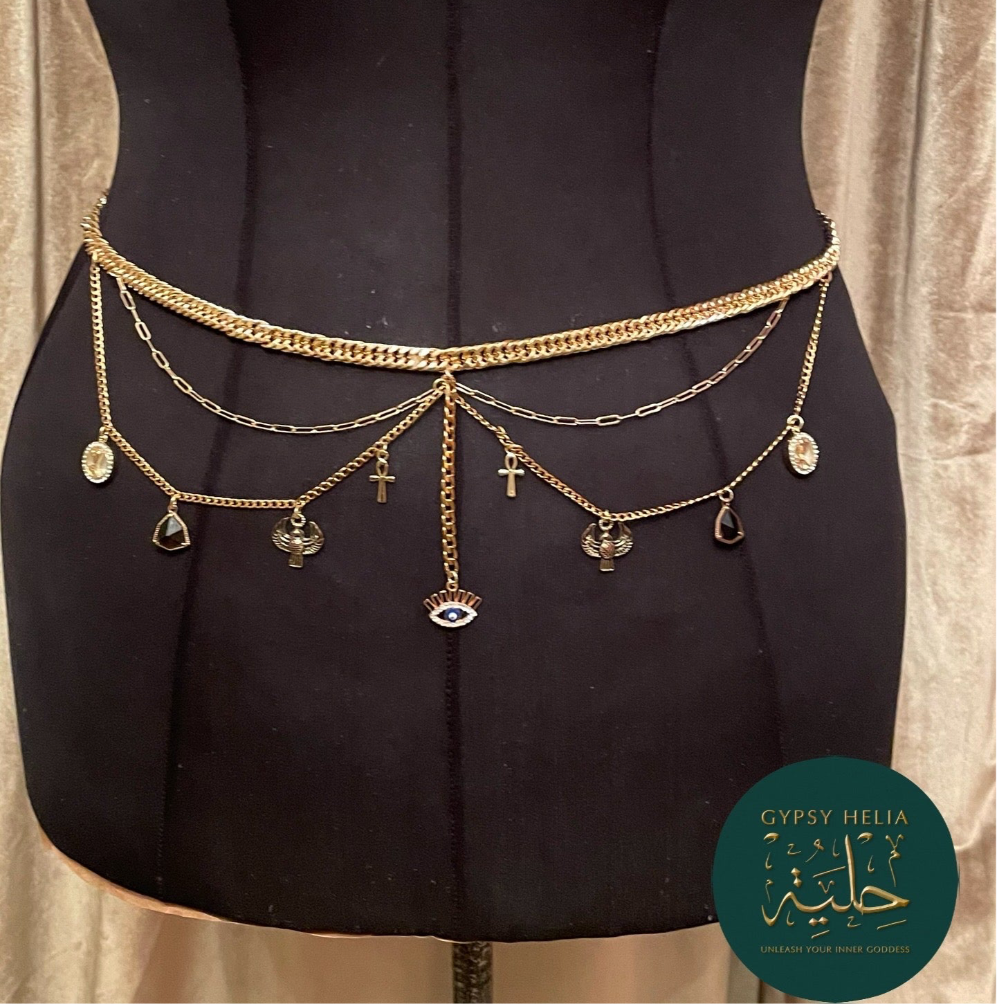 Eye Charm waist chain