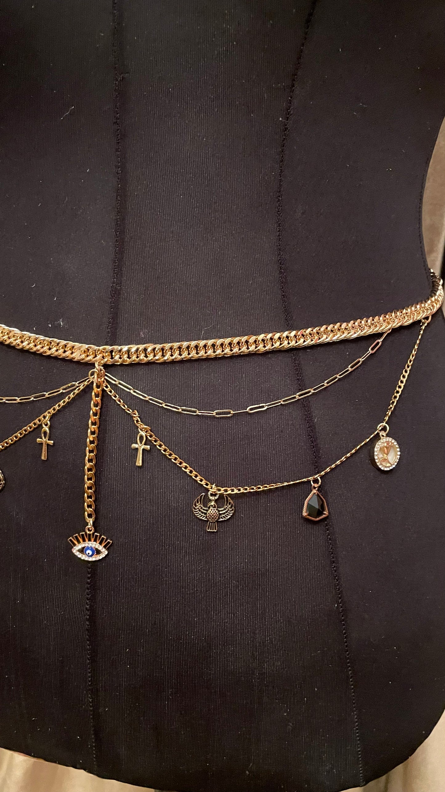 Eye Charm waist chain