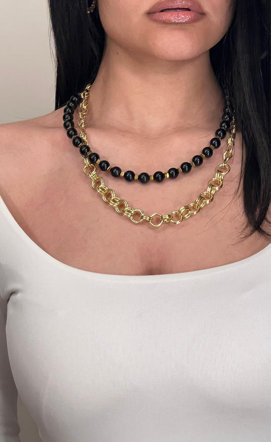 Black Chain Necklace